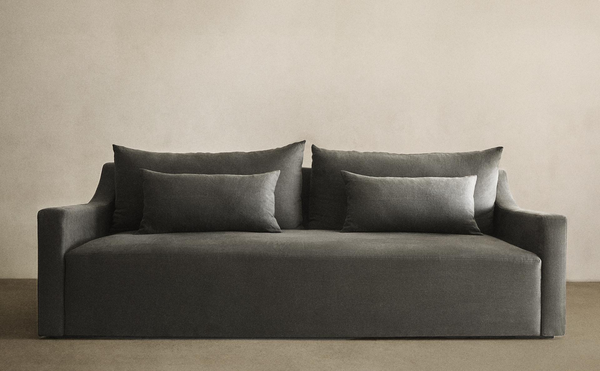 WASHED LINEN COUCH