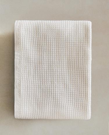 SERVIETTE DE BAIN COTON WAFFLE