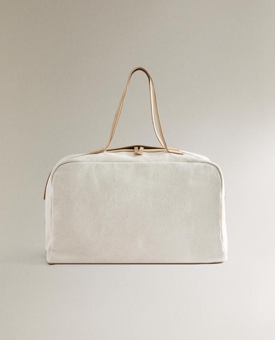 BORSONE CANVAS DETTAGLI PELLE