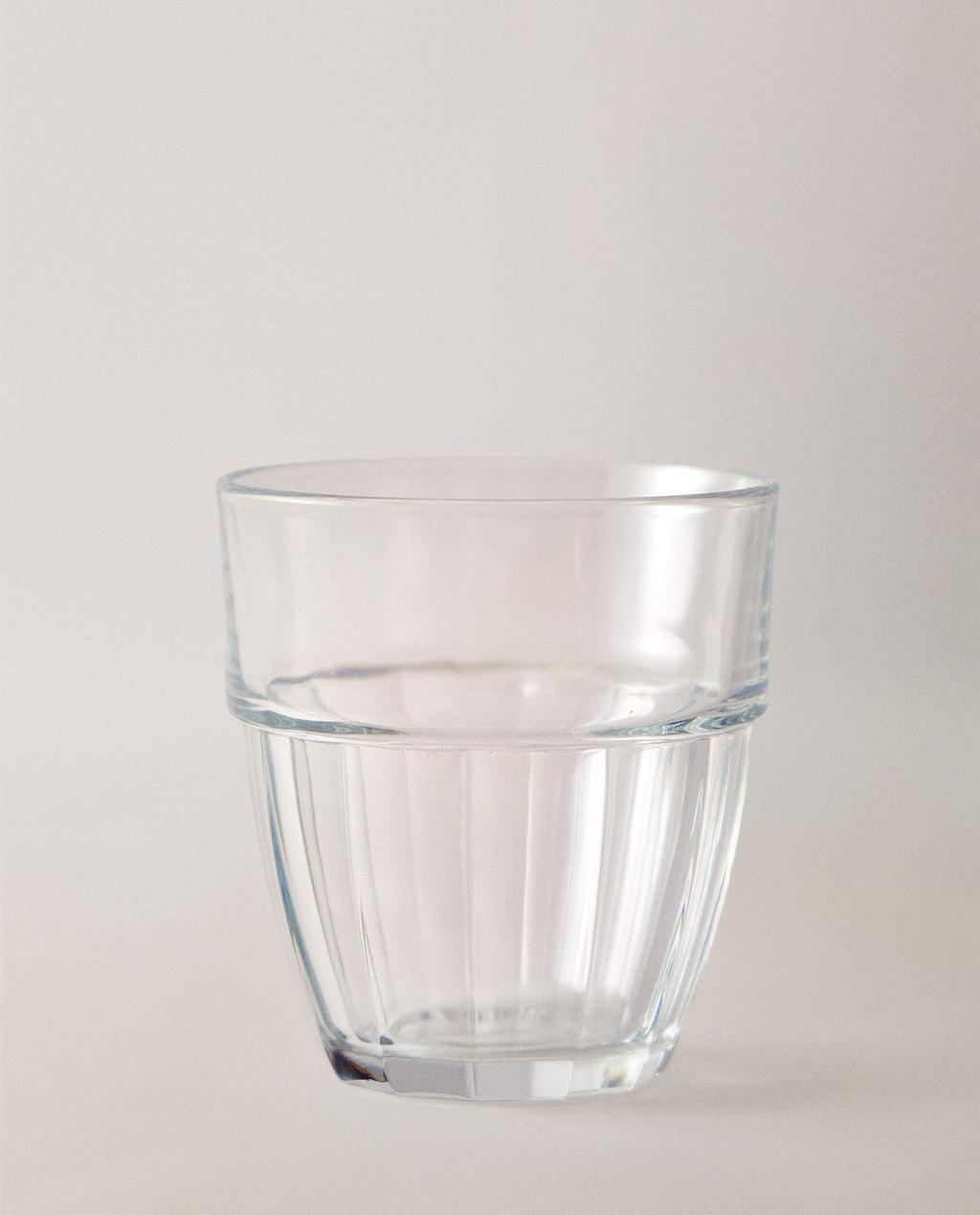 FAZETTIERTES KAFFEEGLAS