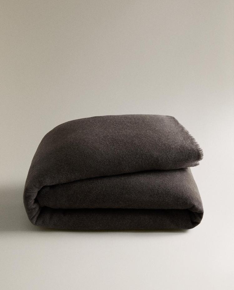 HERRINGBONE WOOL BEDSPREAD