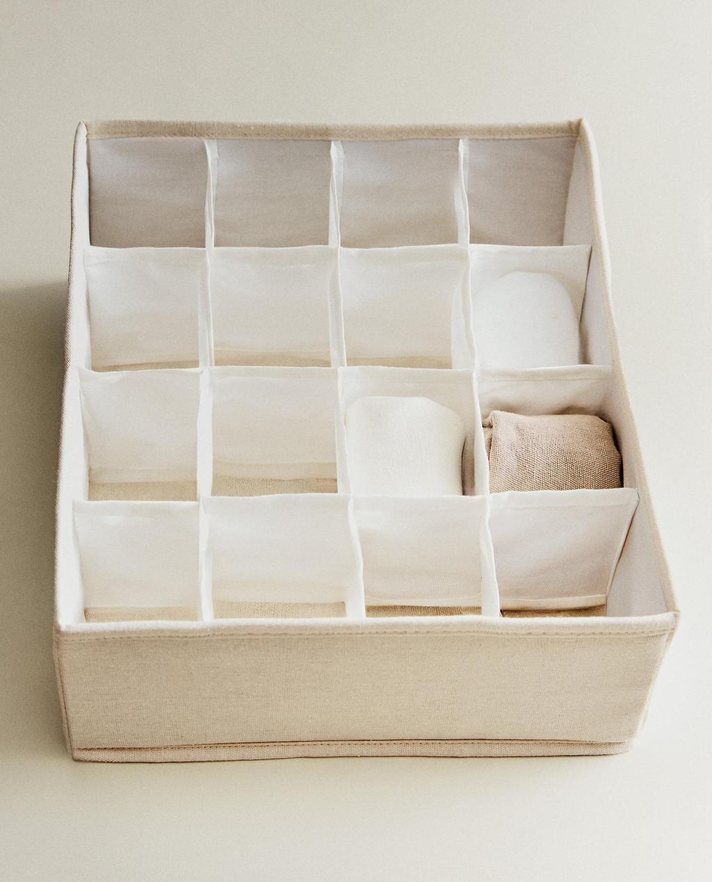 PANIER DE RANGEMENT À COMPARTIMENTS
