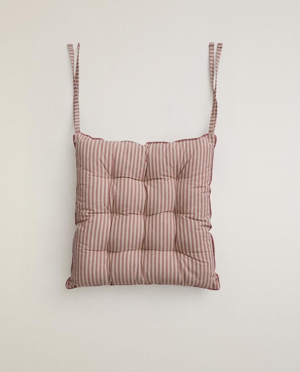 STRIPED SEAT CUSHION