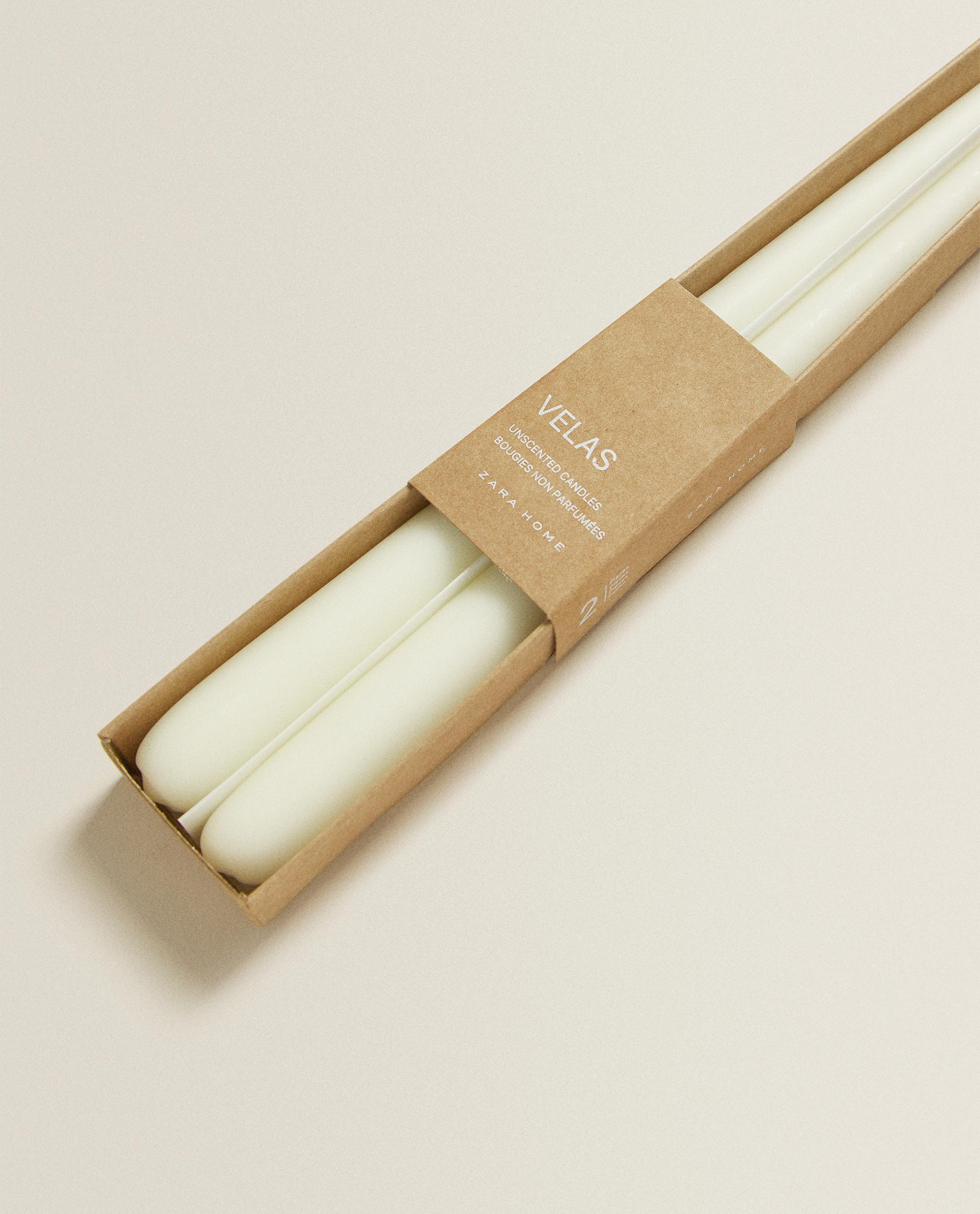 LONG DECORATIVE CANDLE (SET OF 2) | Zara Home United States