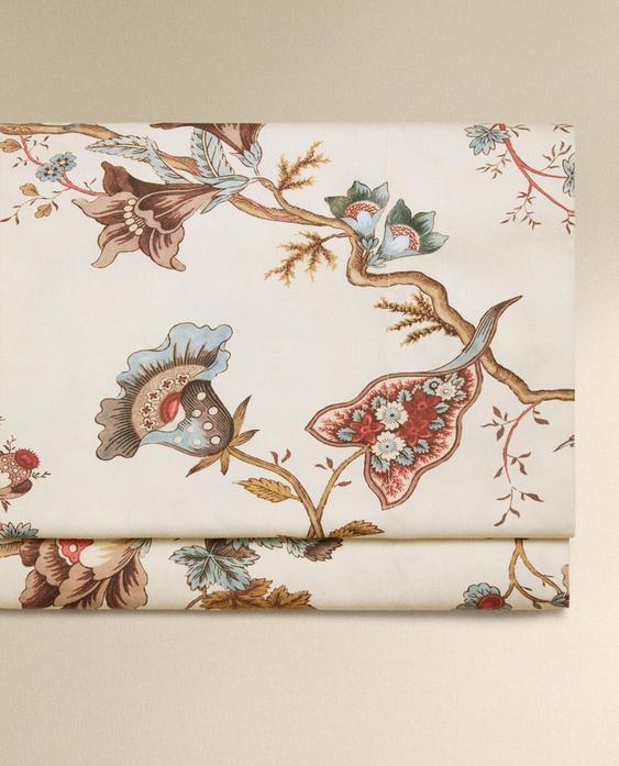 DRAP DE DESSUS SATIN FLORAL | KATHARINE POLE