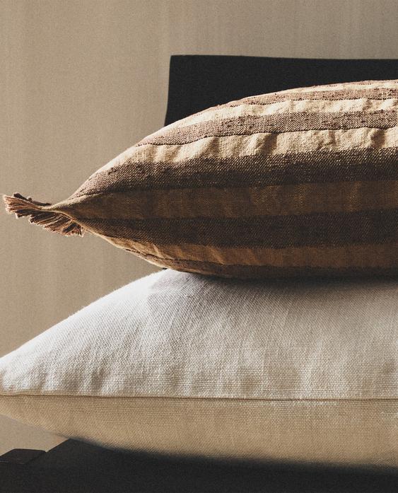 HOUSSE DE COUSSIN RAYURES