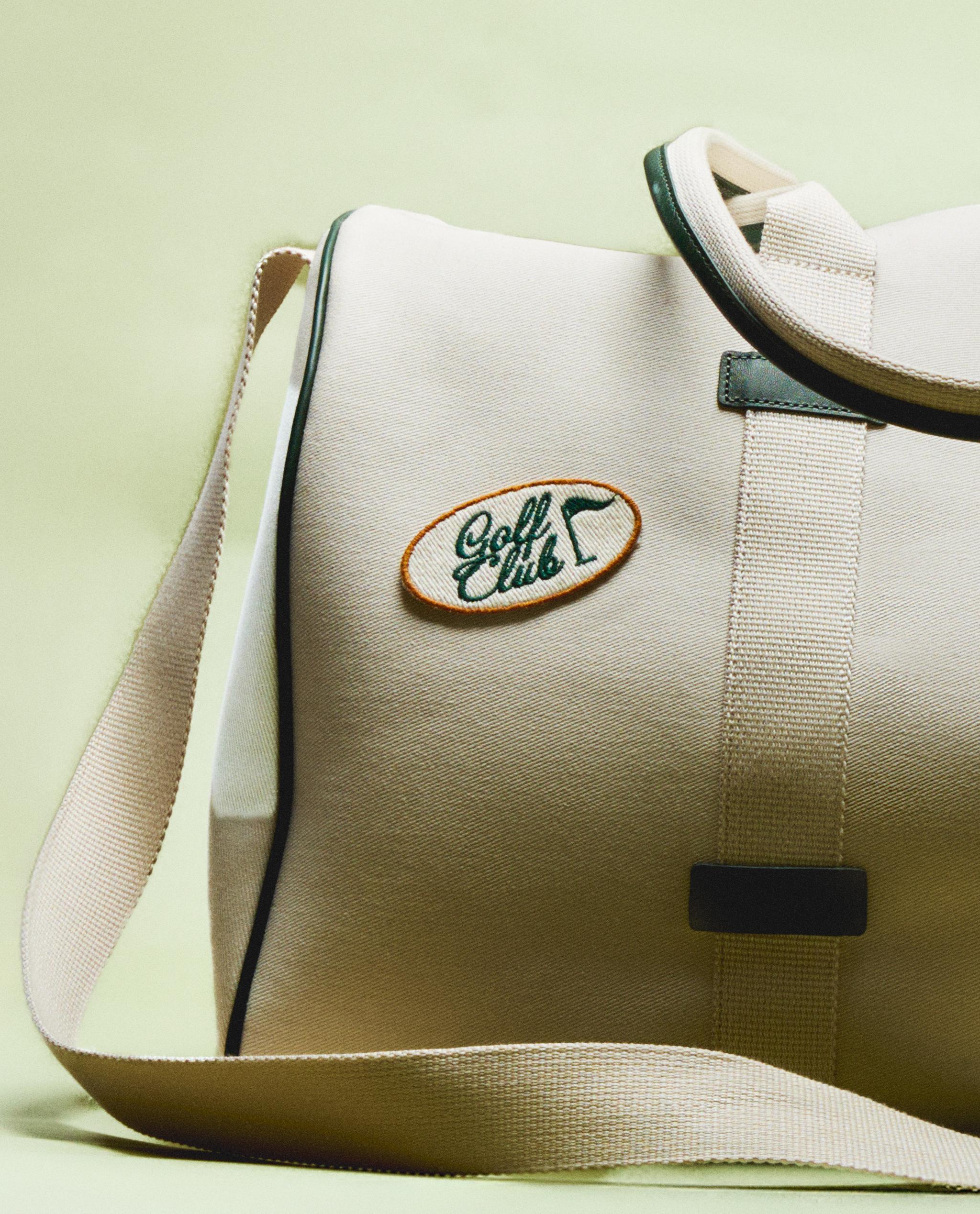 COTTON AND LEATHER TRAVEL BAG | Zara Home United States of America