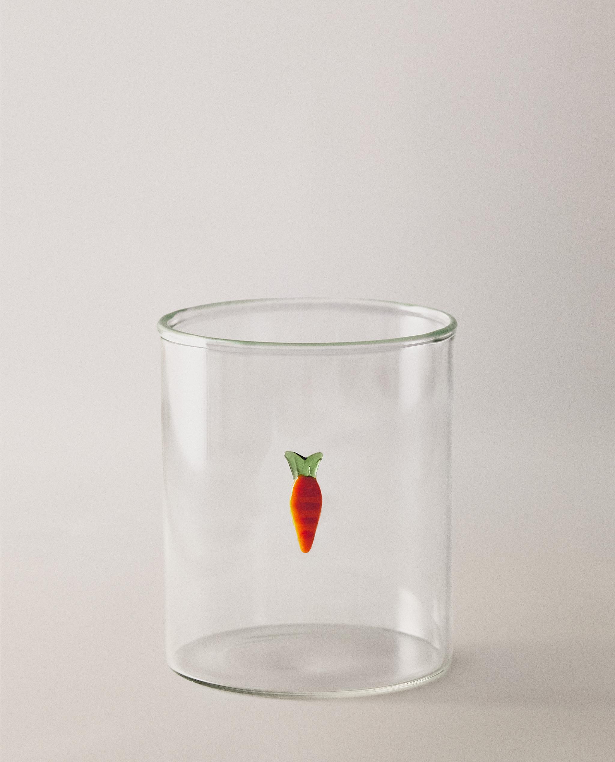 Zara  ガラスプランター BOROSILICATE CARROT TUMBLER | Zara Home United States of America