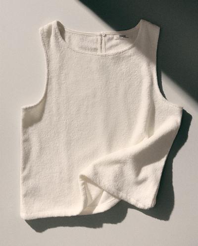 COTTON TERRY BEACH TOP
