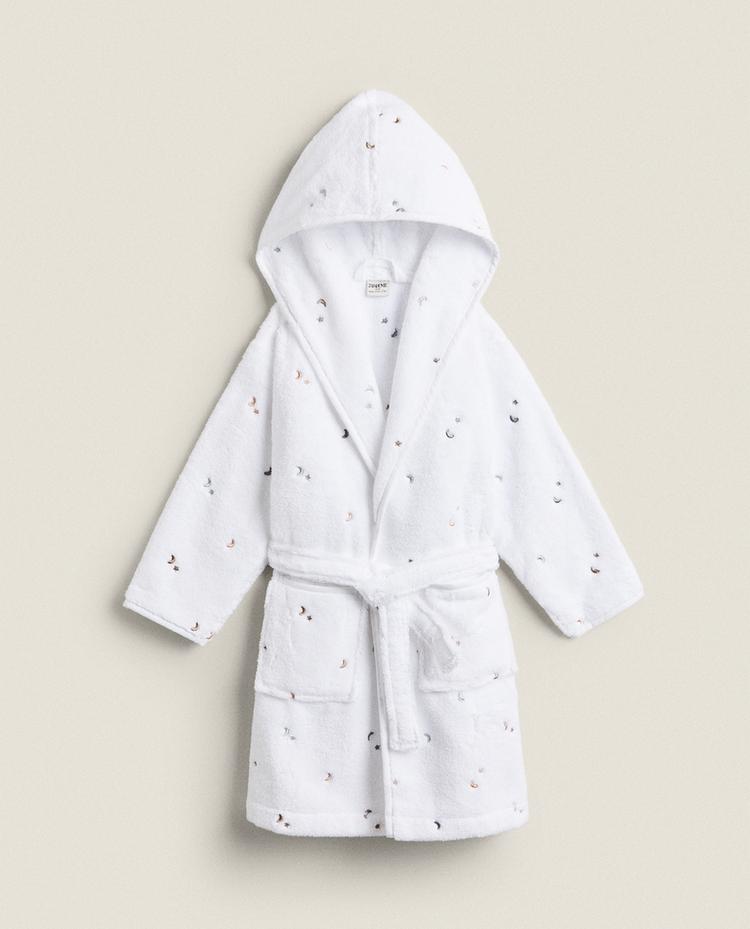 PEIGNOIR ENFANT LUNES ÉTOILES