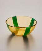 STRIPED GLASS BOWL