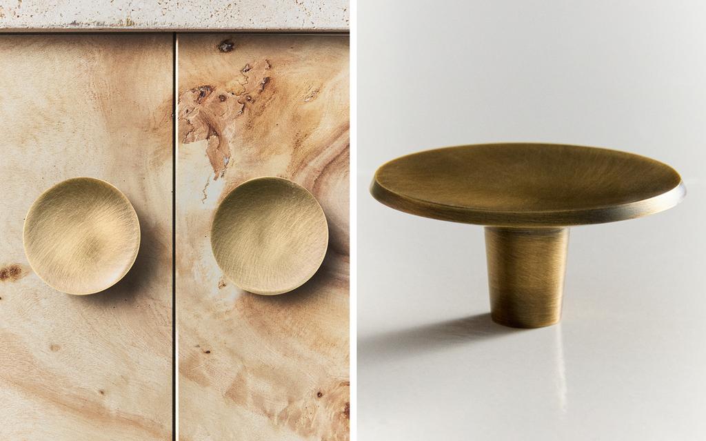 PACK OF ROUND BRASS DOOR KNOBS (PACK OF 2)