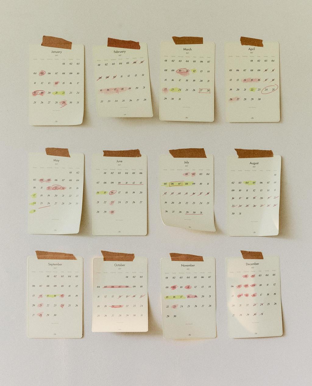 WANDKALENDER 2027