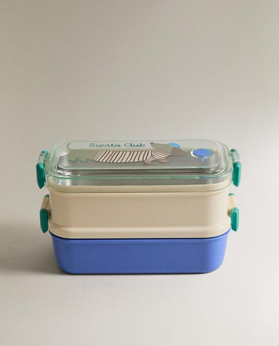 CHILDREN'S DOUBLE DOGGY LUNCH BOX