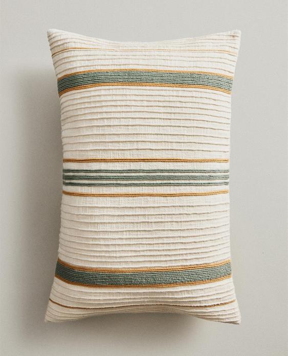 STRIPED CUSHION COVER
