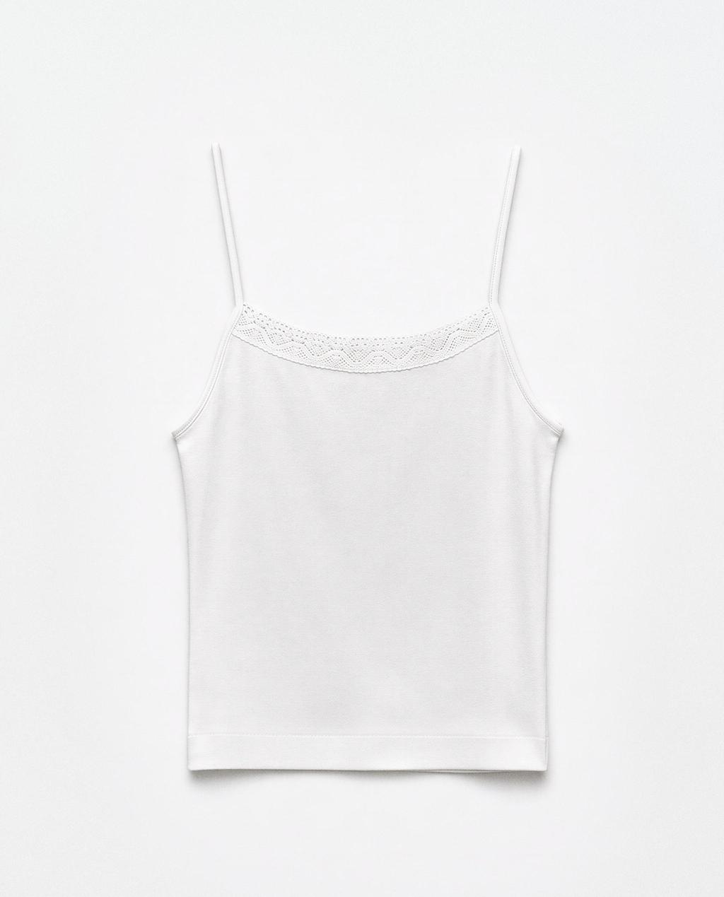 COTTON JERSEY TOP