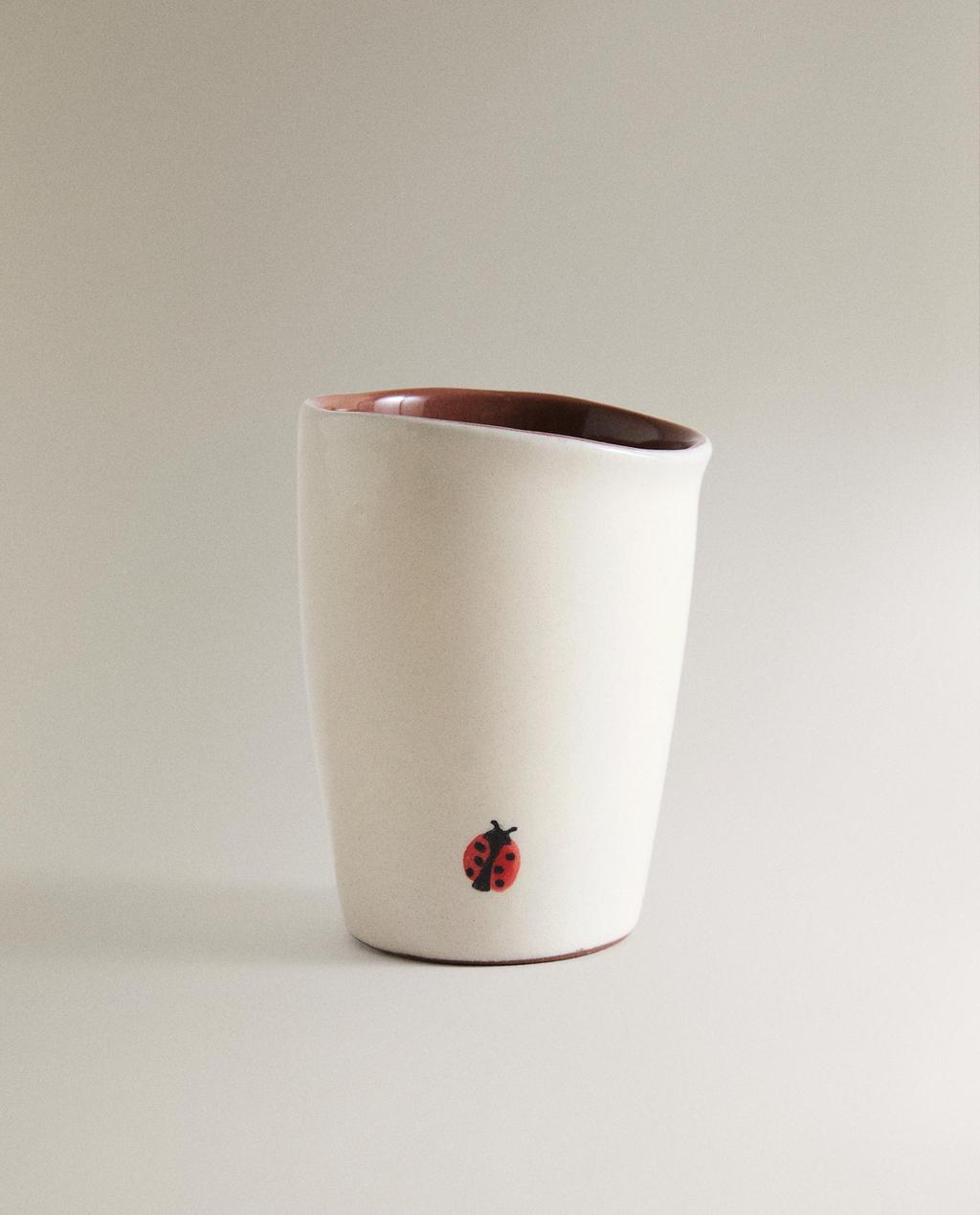 LADYBIRD TOOTHBRUSH TUMBLER