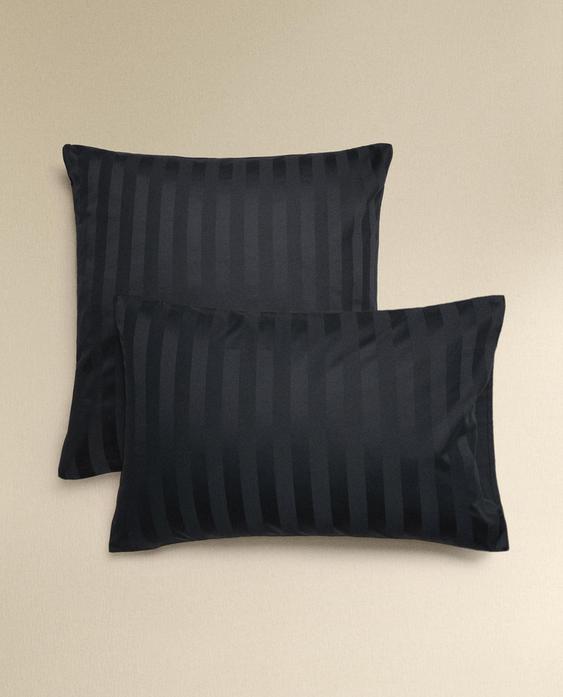 FEDERA DA GUANCIALE SATIN A RIGHE (500 FILI)