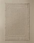 CHECK TEXTURED BATH MAT