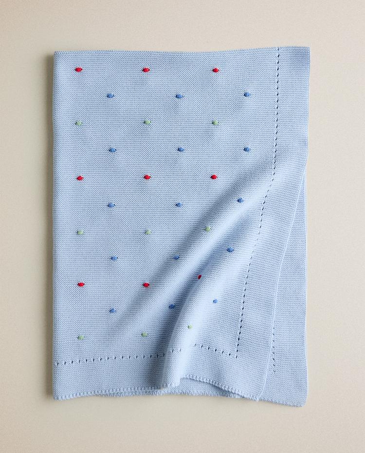 COUVERTURE ENFANT À POIS