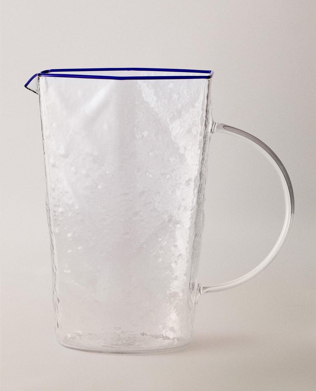 HEXAGONAL BOROSILICATE PITCHER
