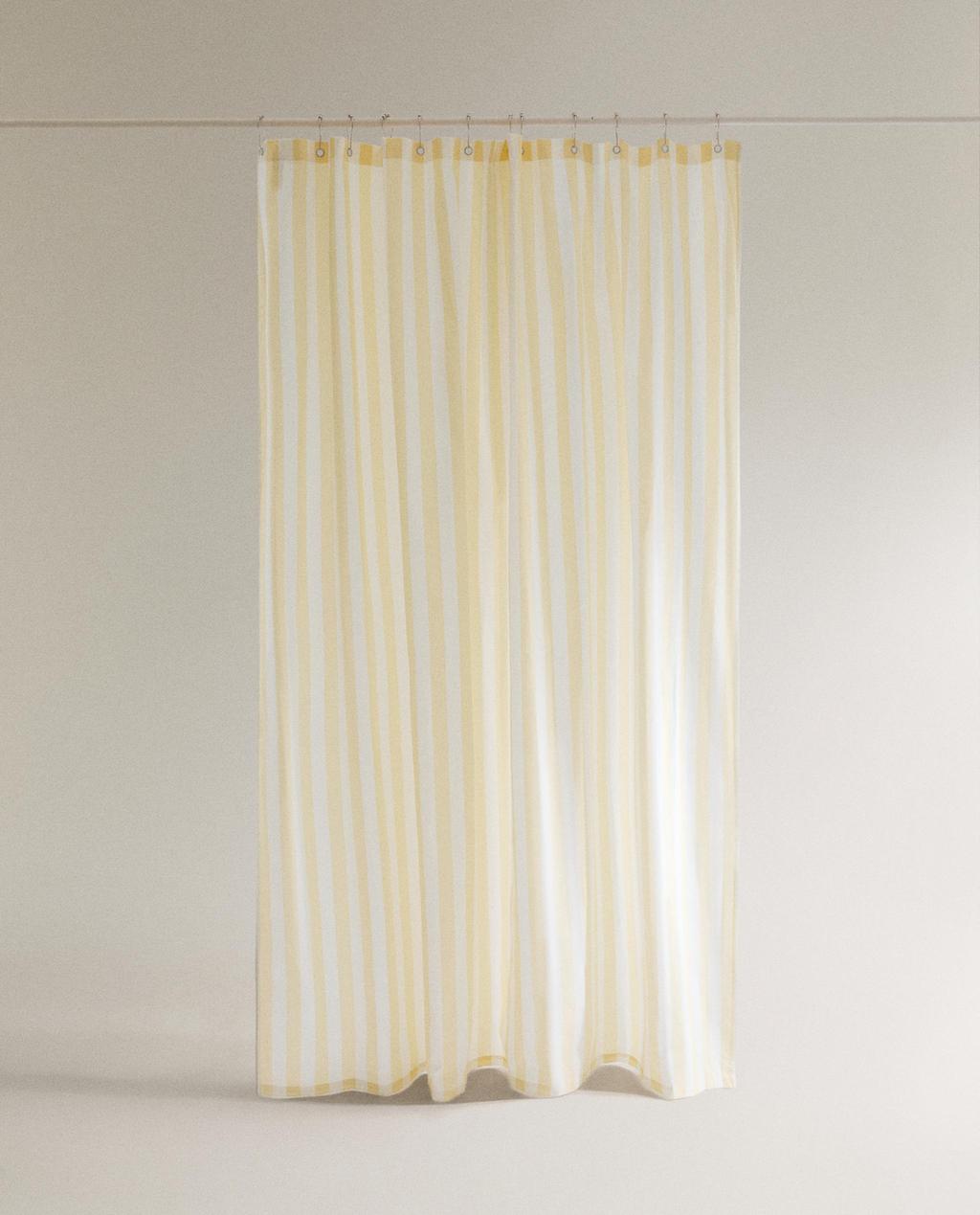 STRIPED SHOWER CURTAIN