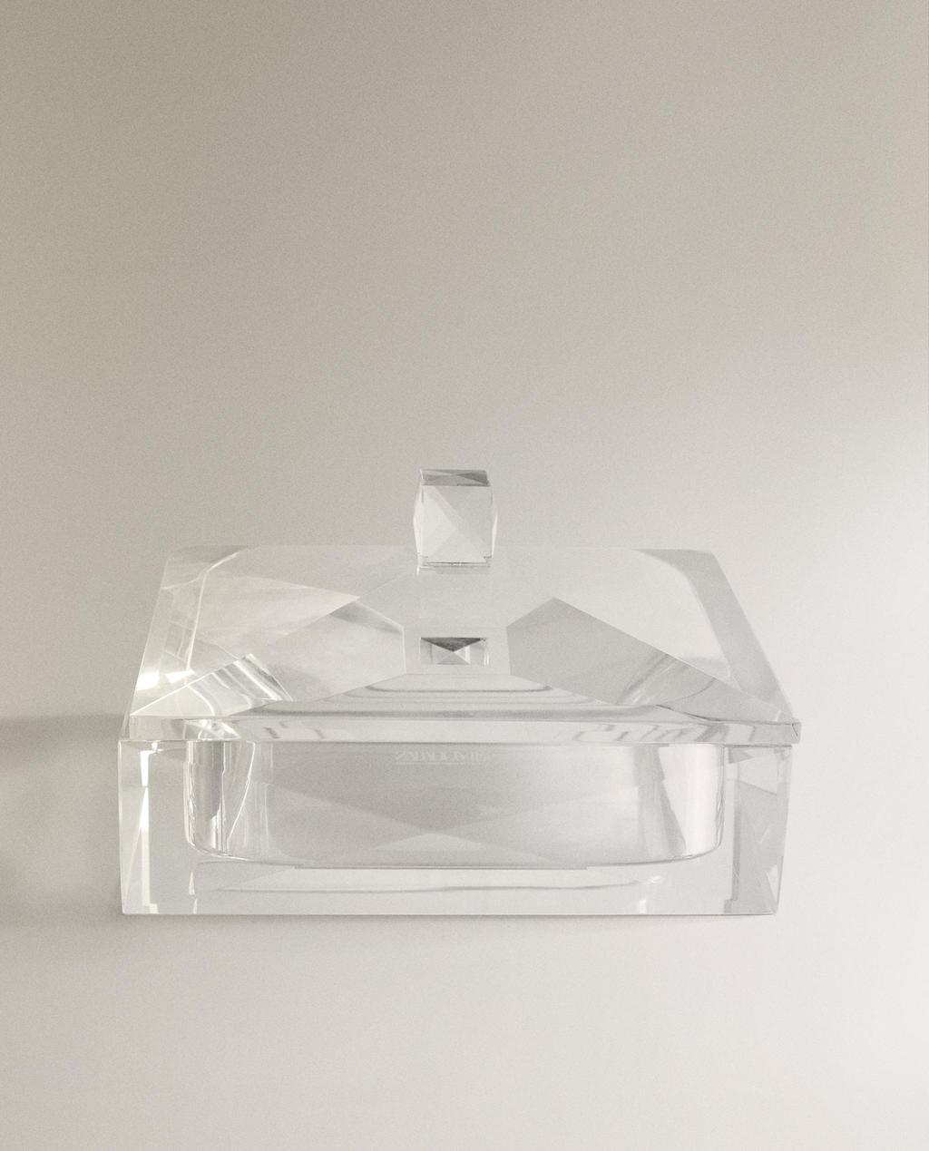 GLASS JEWELLERY BOX
