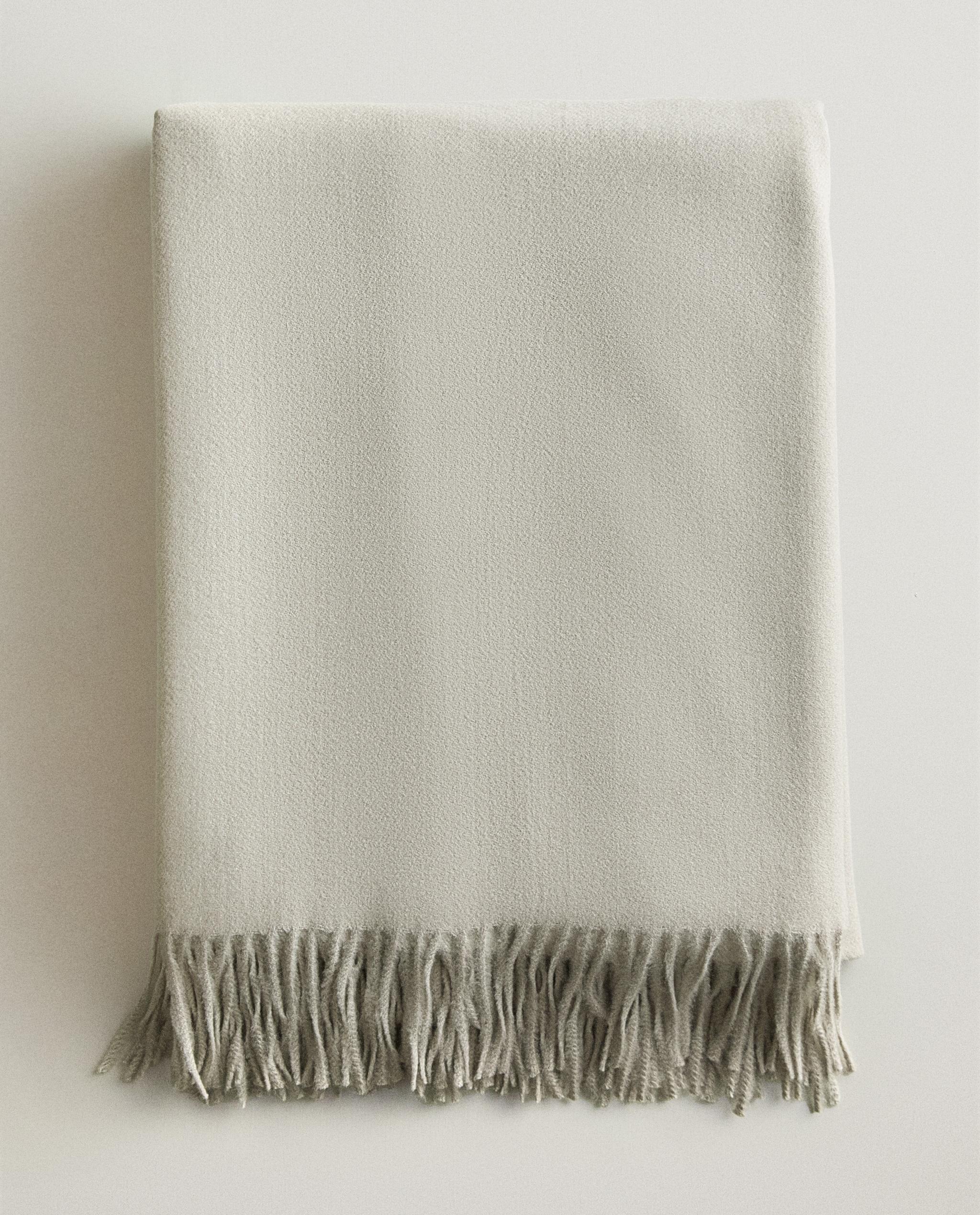 FRINGED SOFT BLANKET | Zara Home United States of America
