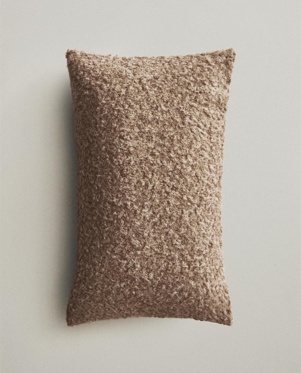 HOUSSE DE COUSSIN FOURRURE CARDÉE