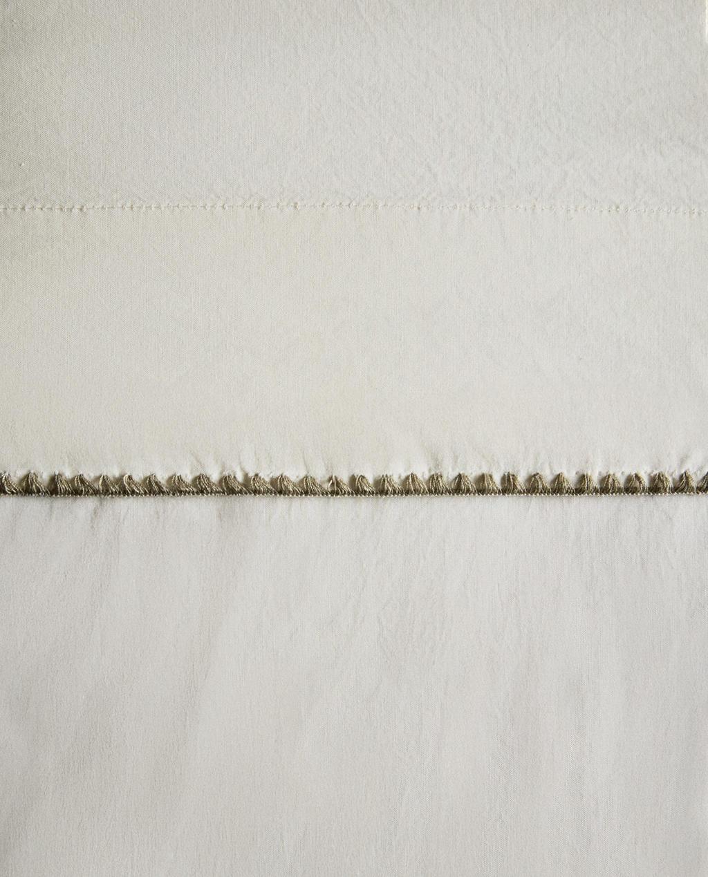 KIDS' SHELL STITCH COTTON FLAT SHEET