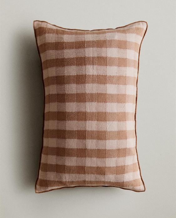 GINGHAM CUSHION COVER