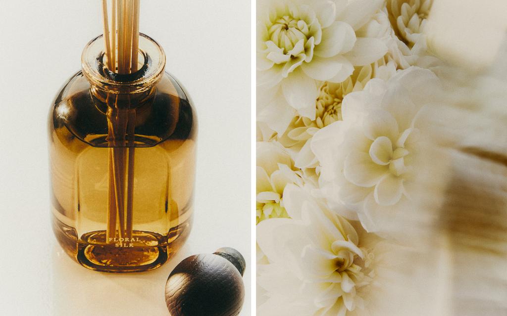 (185 ML) DIFFUSEUR À BÂTONNETS FLORAL SILK