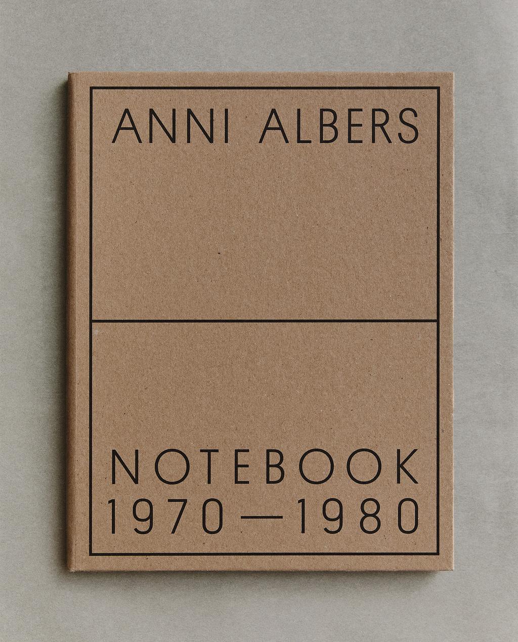 LIBRO ANNI ALBERS NOTEBOOK 1970-1980 (INGLÉS)