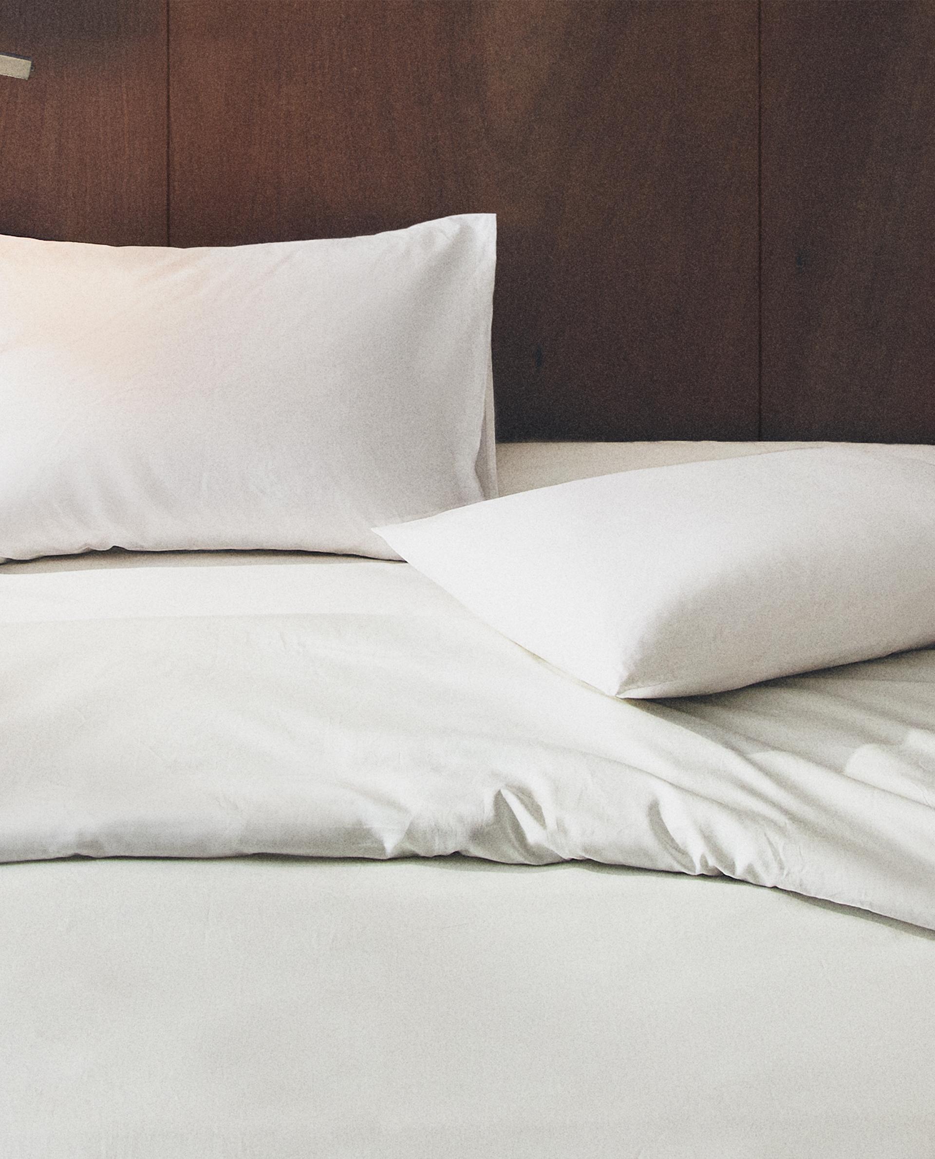 500スレッドカウント コットンパーケル 掛け布団カバー | Zara Home