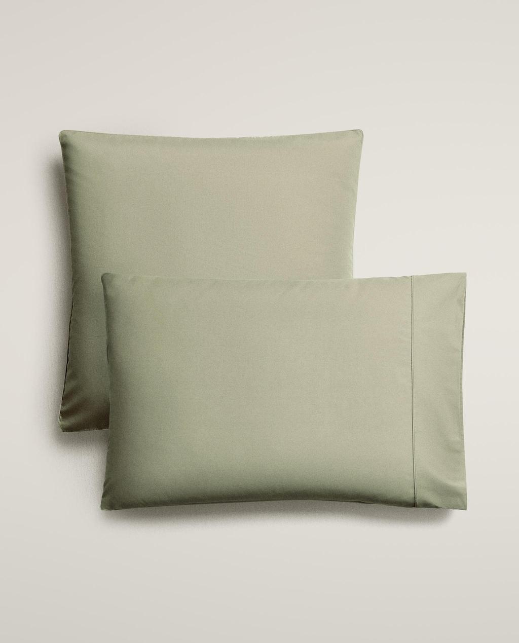 TAIE D’OREILLER EN PERCALE DE COTON (300 FILS)