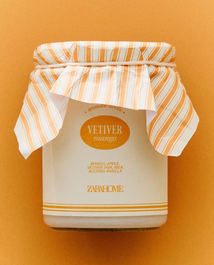 (130 G) CANDELA PROFUMATA VETIVER MANGO