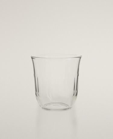 DRICKSGLAS MED VERTIKAL RELIEFDESIGN