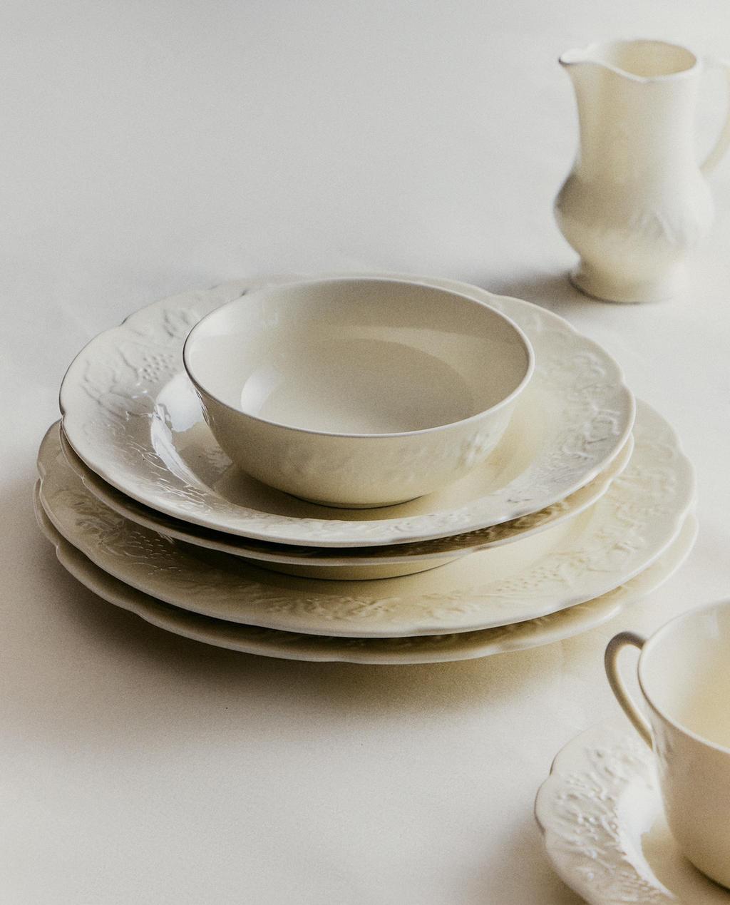 VAJILLA PORCELANA UVAS
