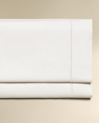 SATEEN FLAT SHEET WITH TRIM (300 THREAD COUNT)