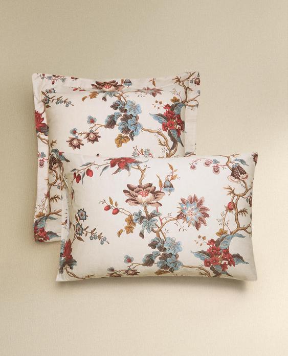 SATIN FLORAL PILLOWCASE | KATHARINE POLE