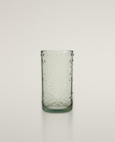 FLORAL ACRYLIC SOFT DRINK TUMBLER