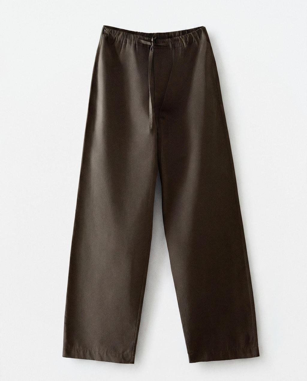 POPLIN TROUSERS