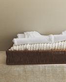 LARGE RECTANGULAR RECYCLED PLASTIC BASKET