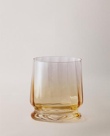 VERRE À SODA EN VERRE À LIGNES