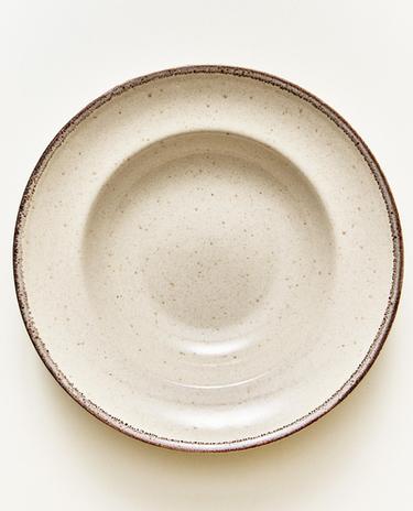 STONEWARE PASTA PLATE