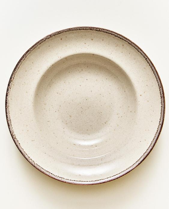 STONEWARE PASTA PLATE