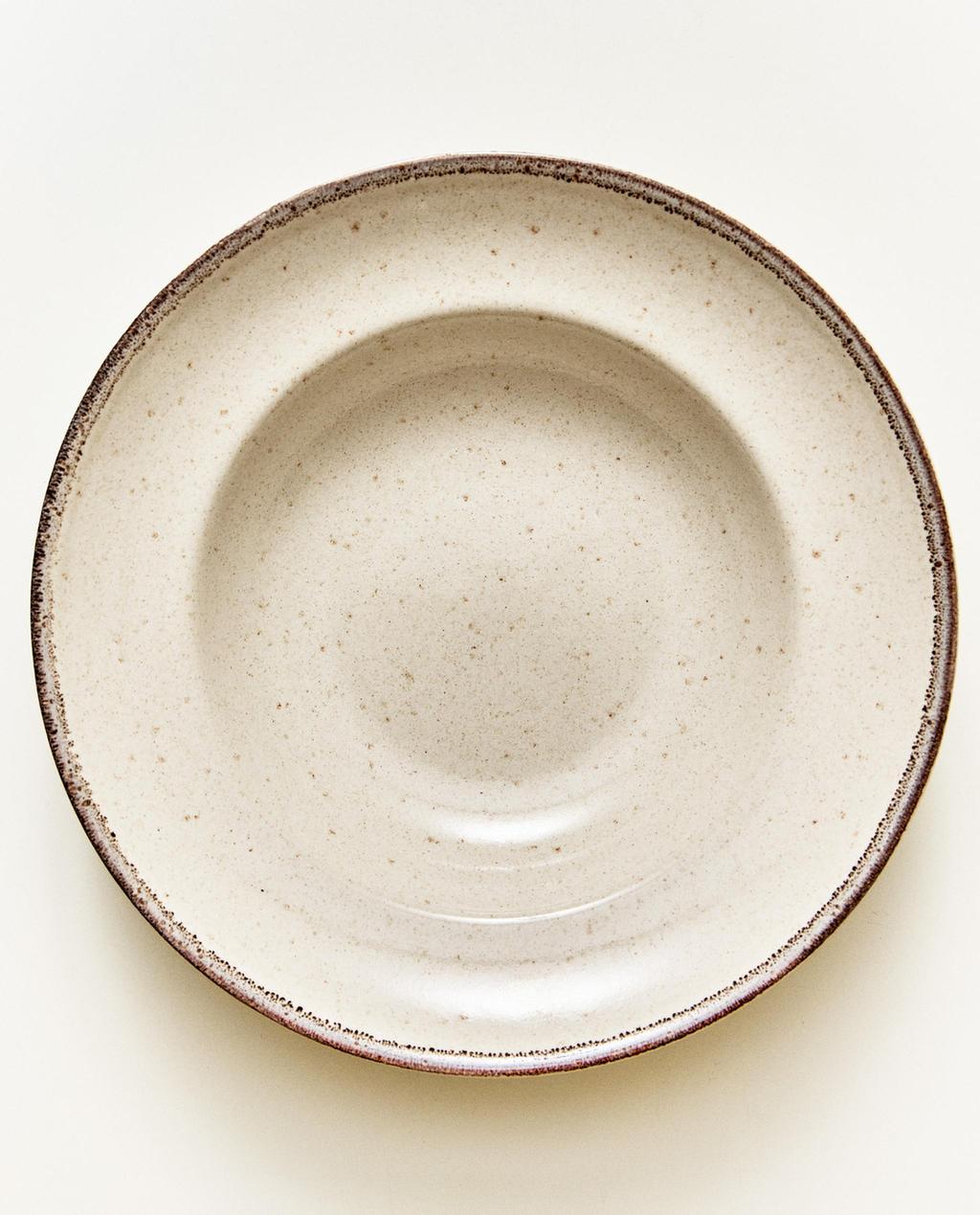 STONEWARE PASTA PLATE