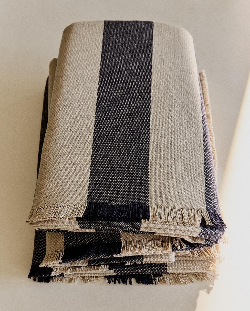 MULTI-PURPOSE STRIPED BLANKET