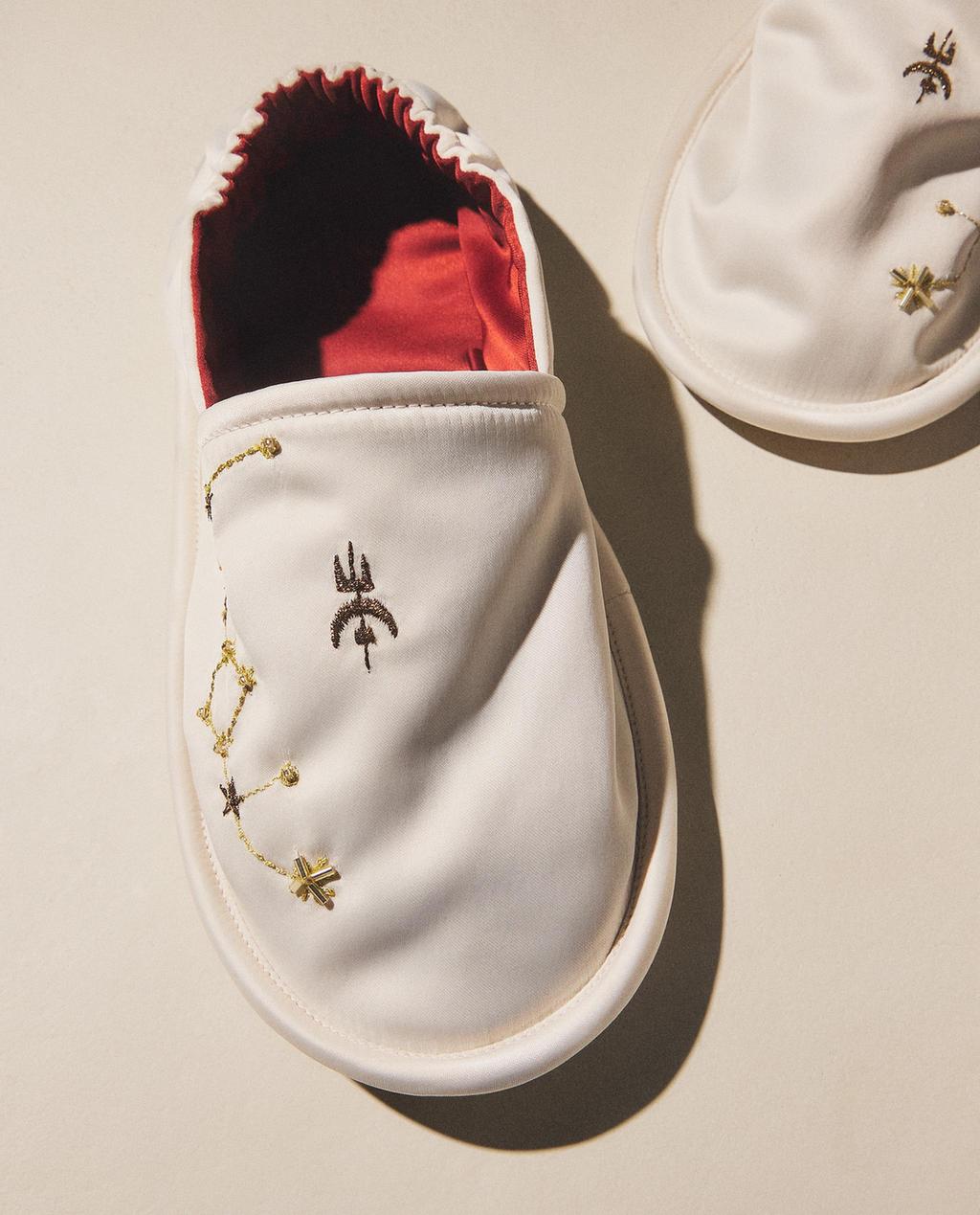 BABUCHA BORDADOS SUELA PIEL | MARISA BERENSON