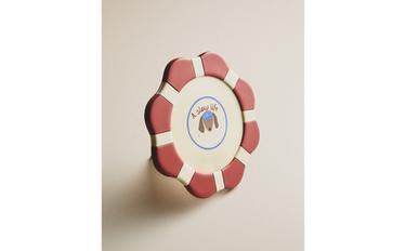 MOLDURA DE FOTOS INFANTIL COM ONDAS